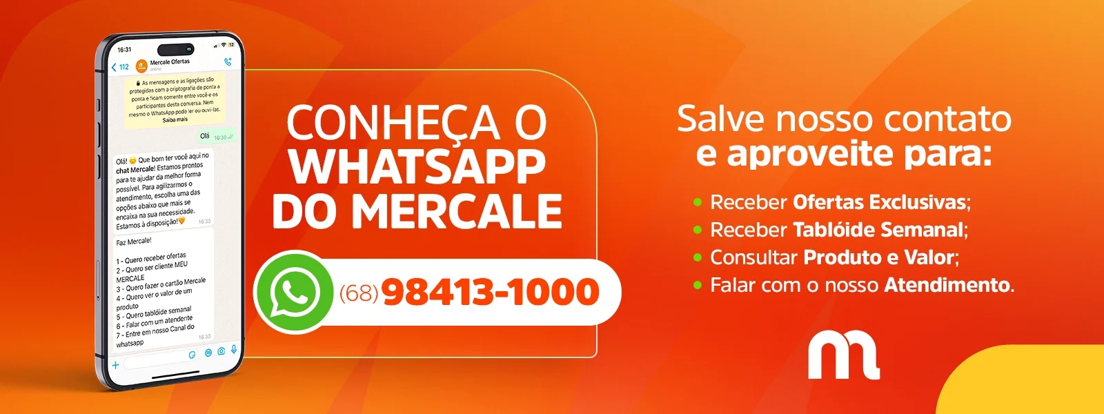 ⏰ 32 dias Aniversário Mercale 10 Anos: 4 iPhones 18 Pro Max e 230 Brindes no Giro da Sorte (Rio Branco)
