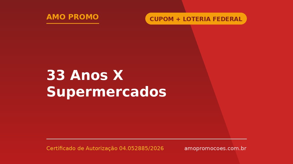 33 Anos X Supermercados