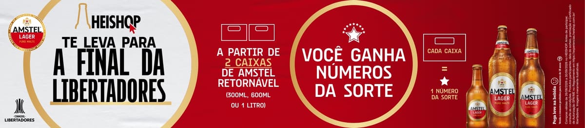 ⏰ 34 dias Heishop Te Leva para a Libertadores e para a F1: Dois Sorteios com Viagens Imperdíveis para Comerciantes!