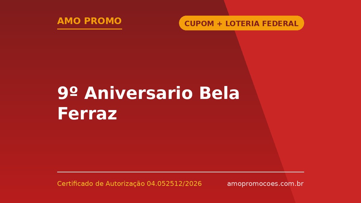 9º Aniversario Bela Ferraz