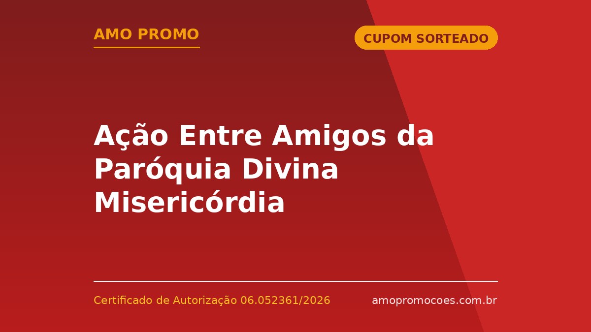 Ação Entre Amigos da Paróquia Divina Misericórdia