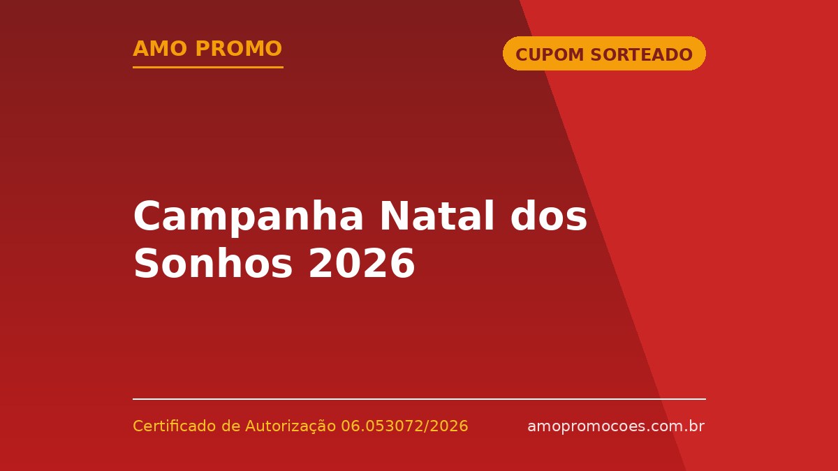 Campanha Natal dos Sonhos 2026