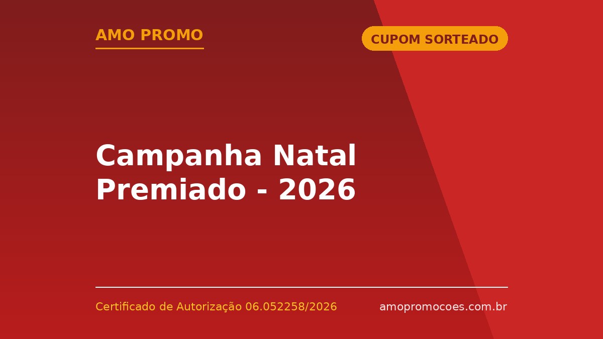 Campanha Natal Premiado - 2026