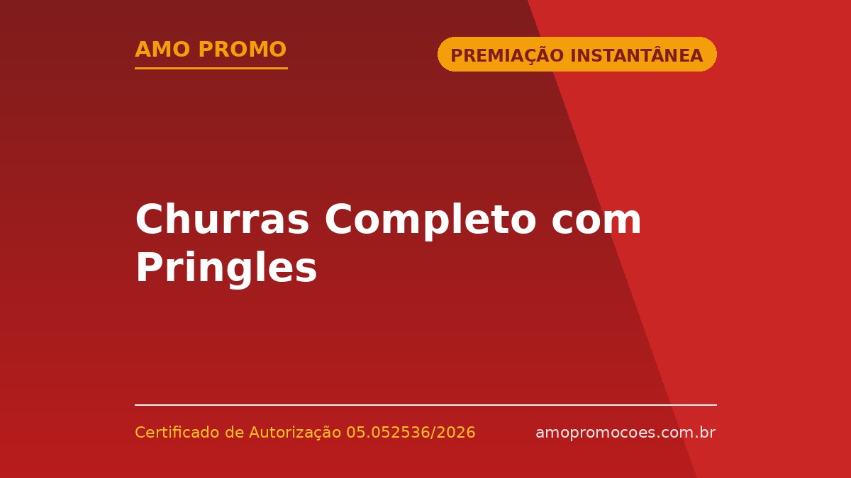 Churras Completo com Pringles