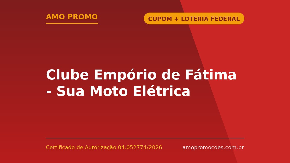 Clube Empório de Fátima - Sua Moto Elétrica