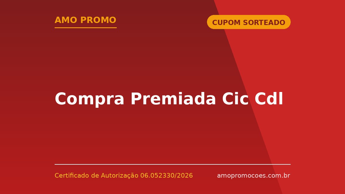 Compra Premiada Cic Cdl