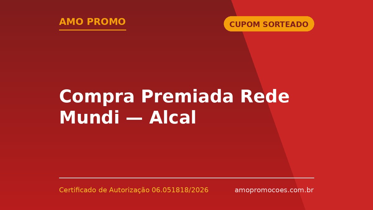 Compra Premiada Rede Mundi — Alcal