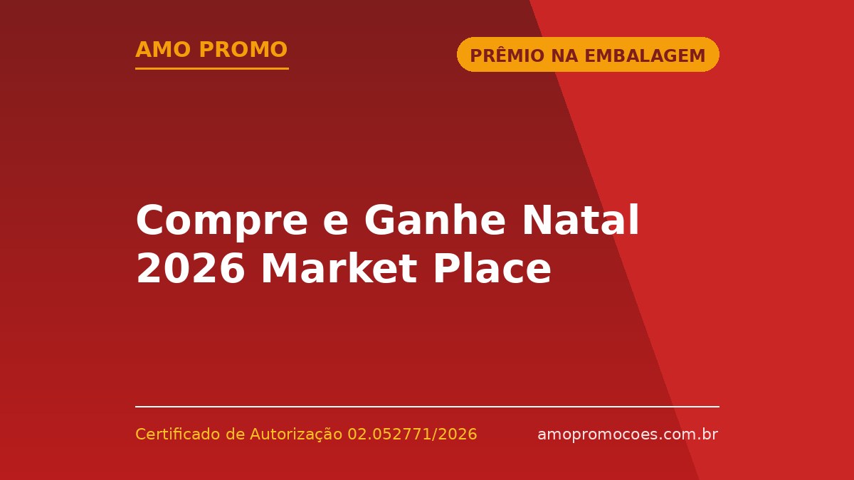 Compre e Ganhe Natal 2026 Market Place
