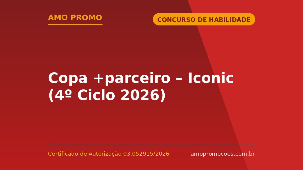 Copa +parceiro – Iconic (4º Ciclo 2026)
