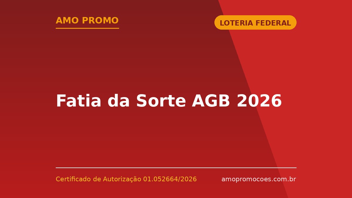 Fatia da Sorte AGB 2026