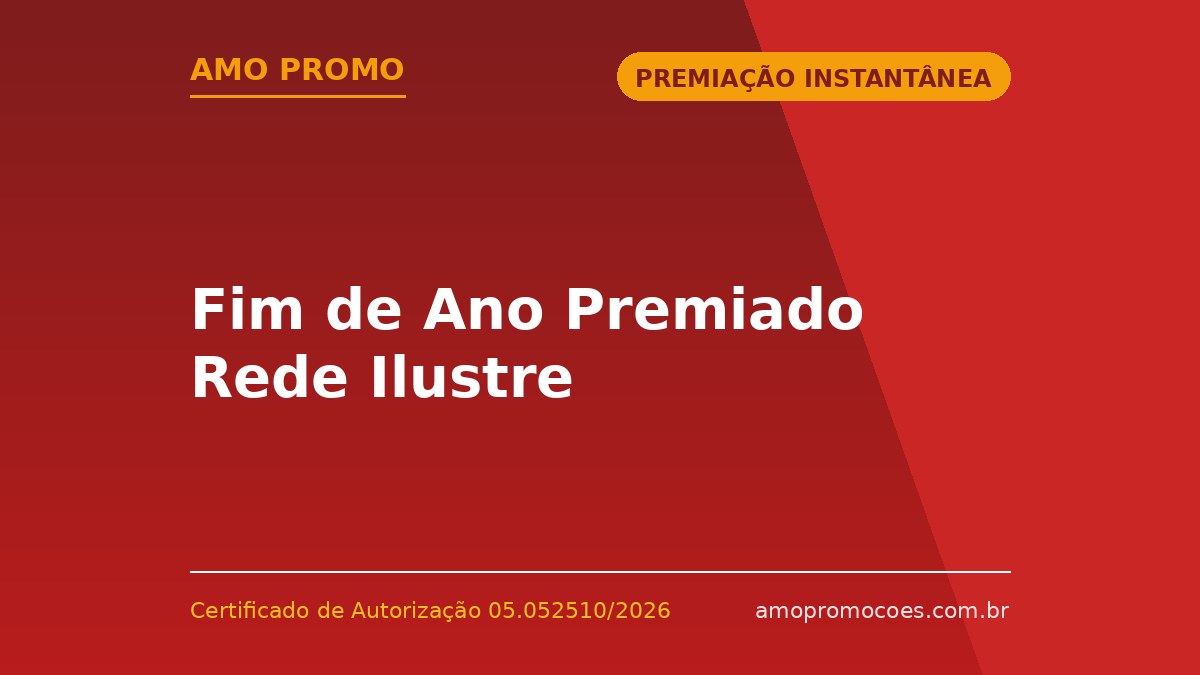 Fim de Ano Premiado Rede Ilustre