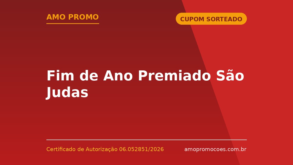 Fim de Ano Premiado São Judas