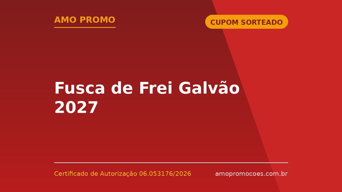 Fusca de Frei Galvão 2027