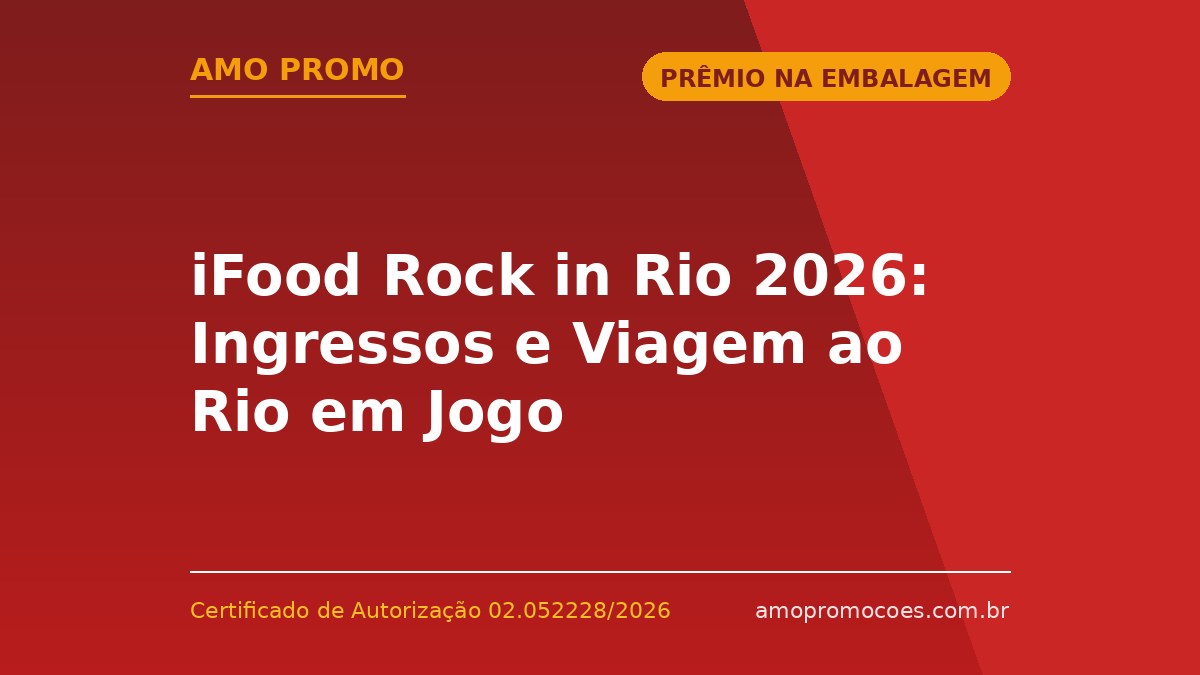 iFood Rock in Rio 2026: Ingressos e Viagem ao Rio em Jogo