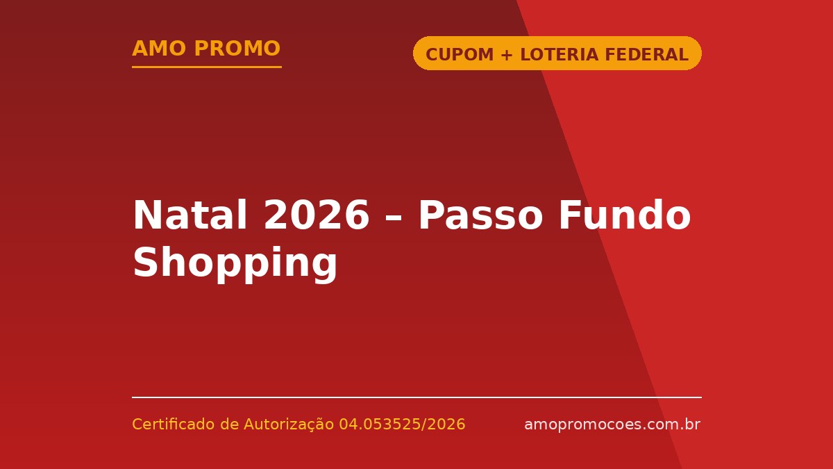 Natal 2026 – Passo Fundo Shopping