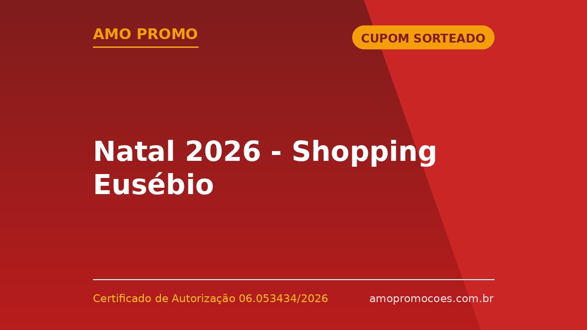 Natal 2026 - Shopping Eusébio