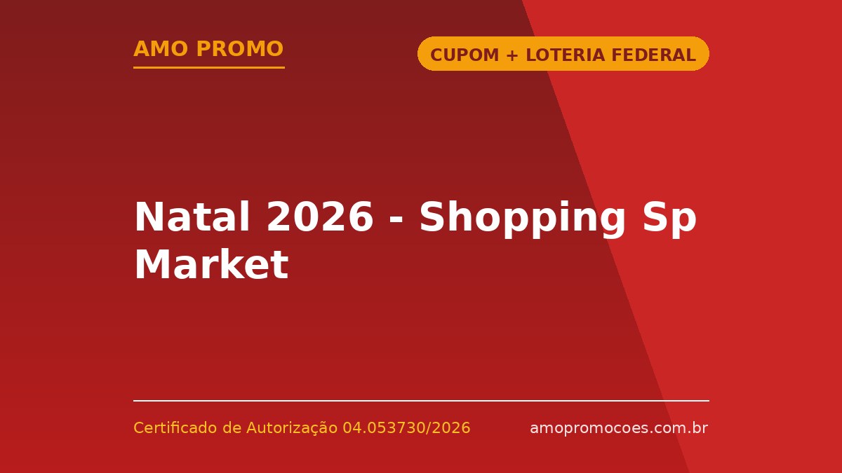 Natal 2026 - Shopping Sp Market
