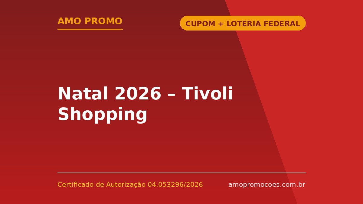 Natal 2026 – Tivoli Shopping