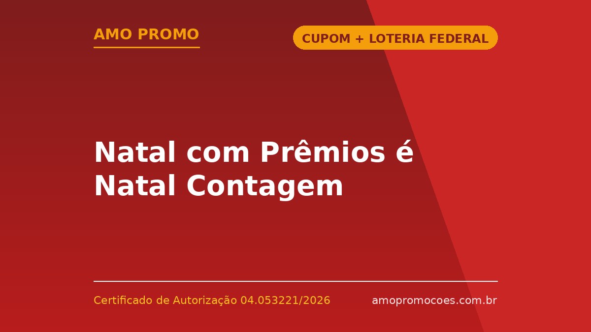 Natal com Prêmios é Natal Contagem