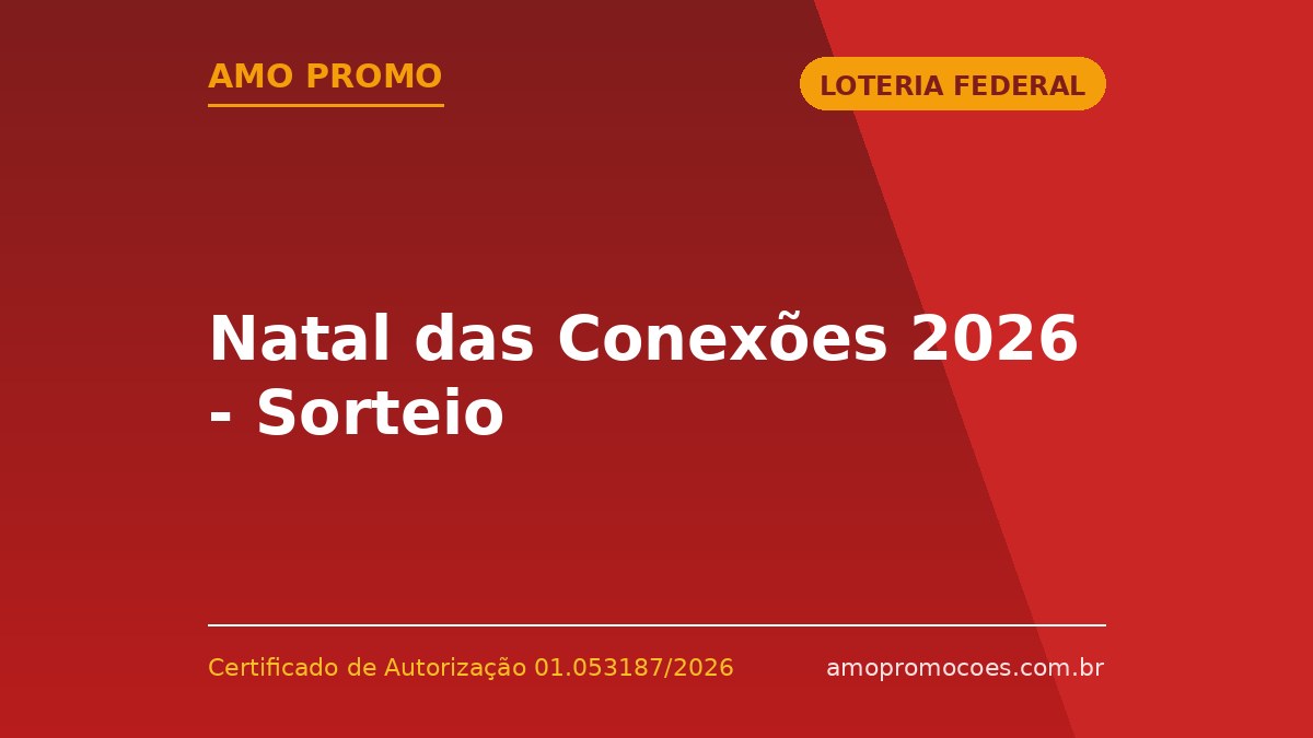 Natal das Conexões 2026 - Sorteio