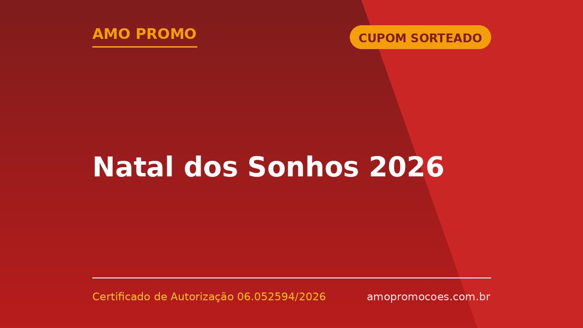 Natal dos Sonhos 2026