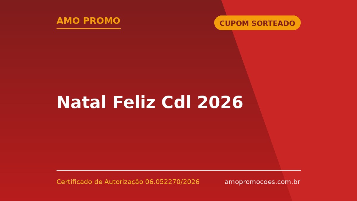 Natal Feliz Cdl 2026