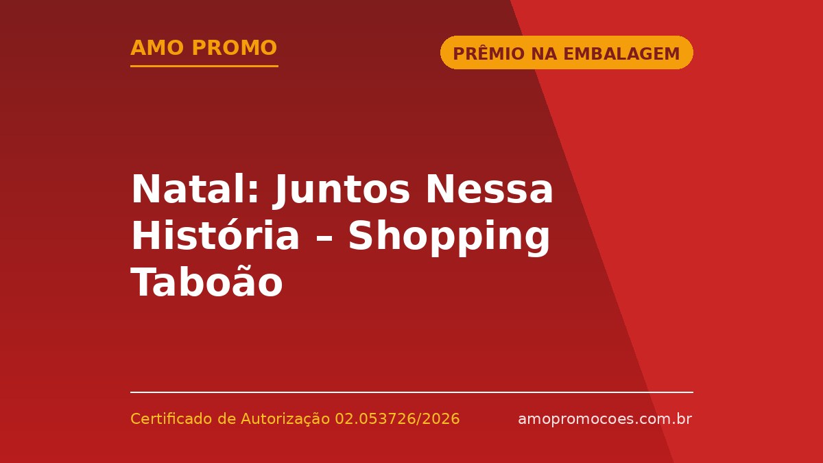Natal: Juntos Nessa História – Shopping Taboão