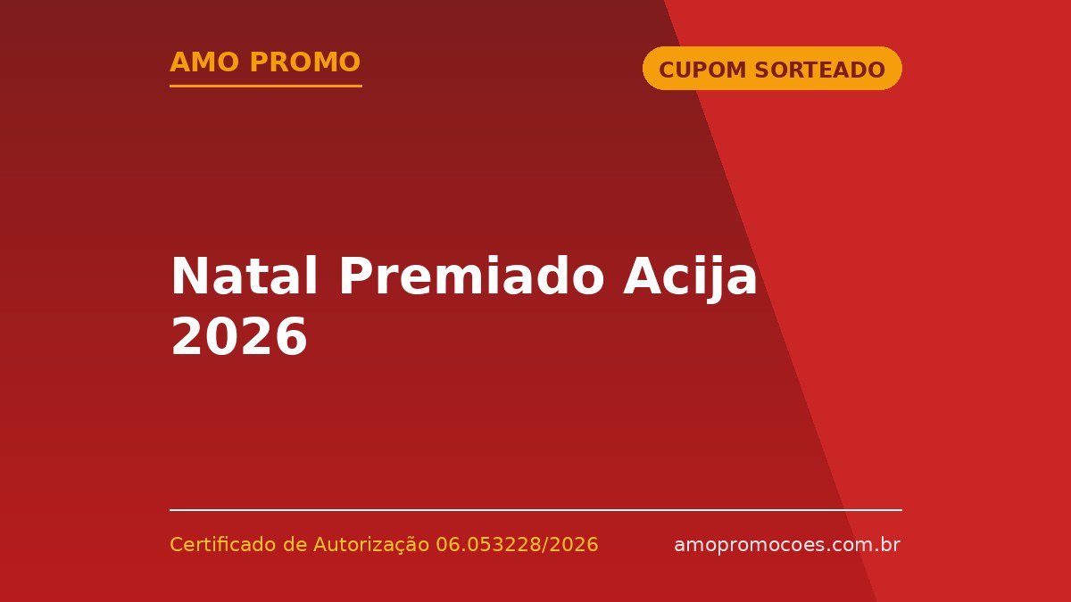 Natal Premiado Acija 2026