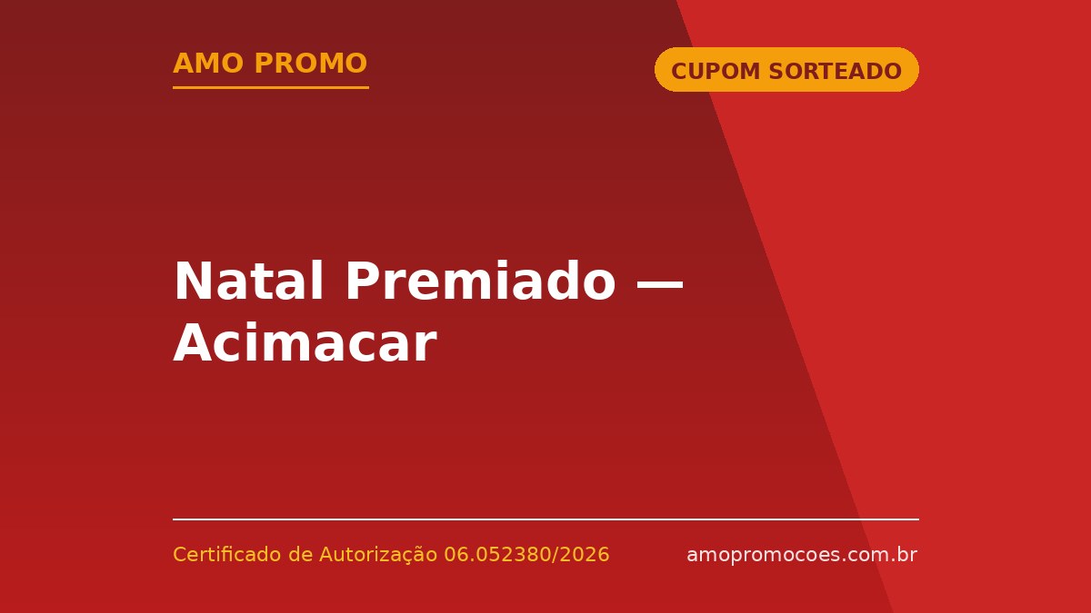 Natal Premiado — Acimacar