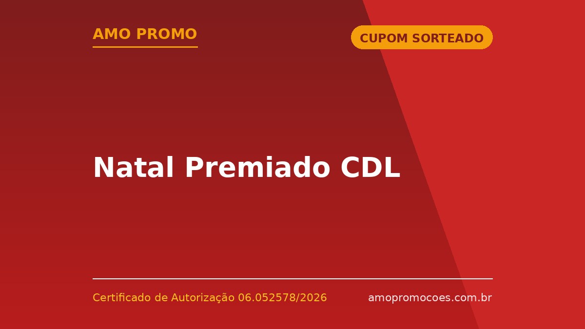 Natal Premiado CDL