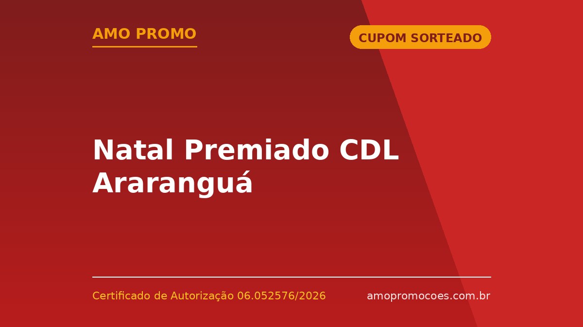 Natal Premiado CDL Araranguá