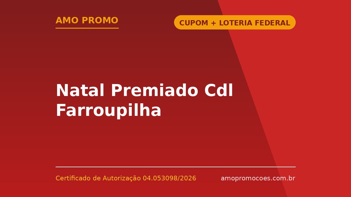 Natal Premiado Cdl Farroupilha