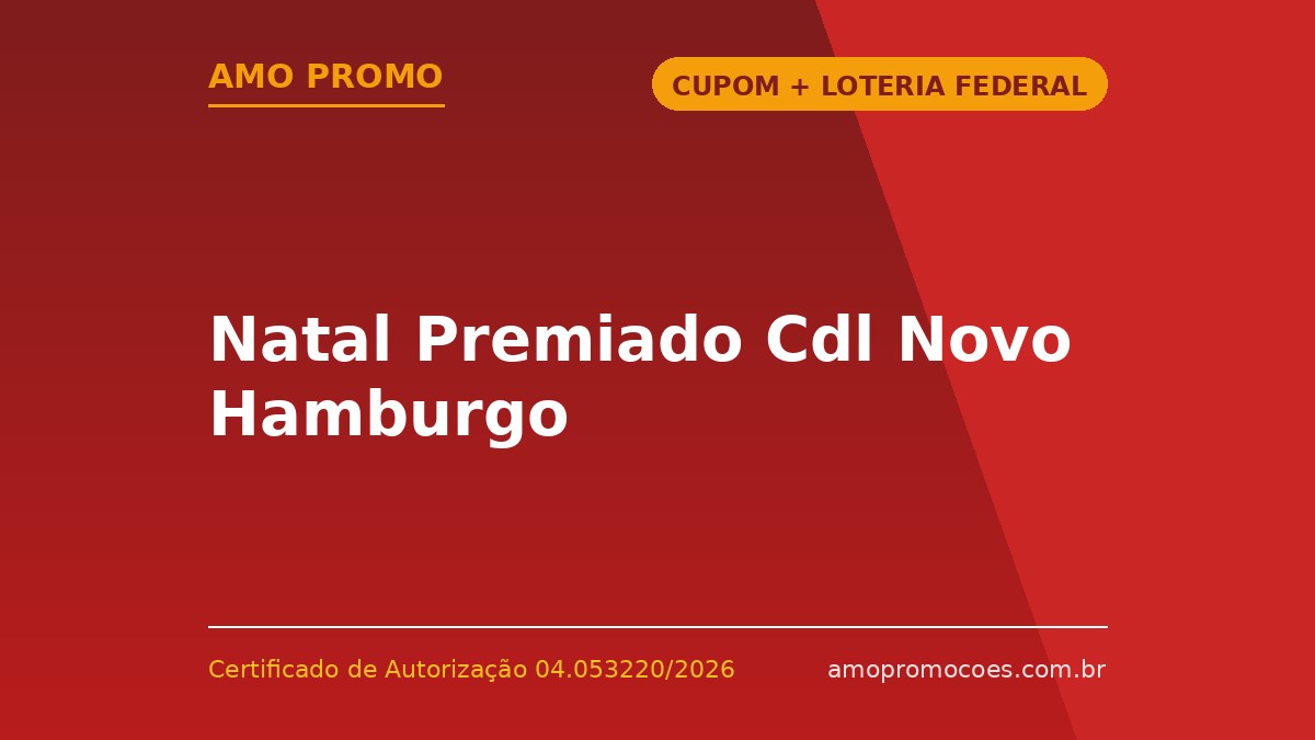 Natal Premiado Cdl Novo Hamburgo