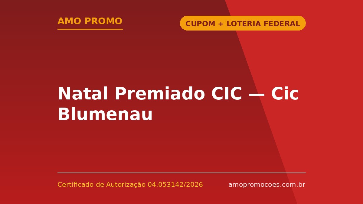 Natal Premiado CIC — Cic Blumenau