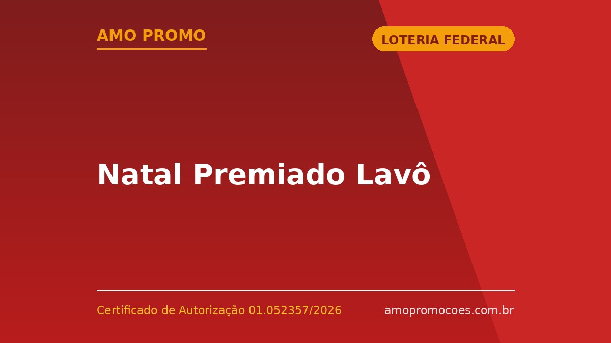 Natal Premiado Lavô
