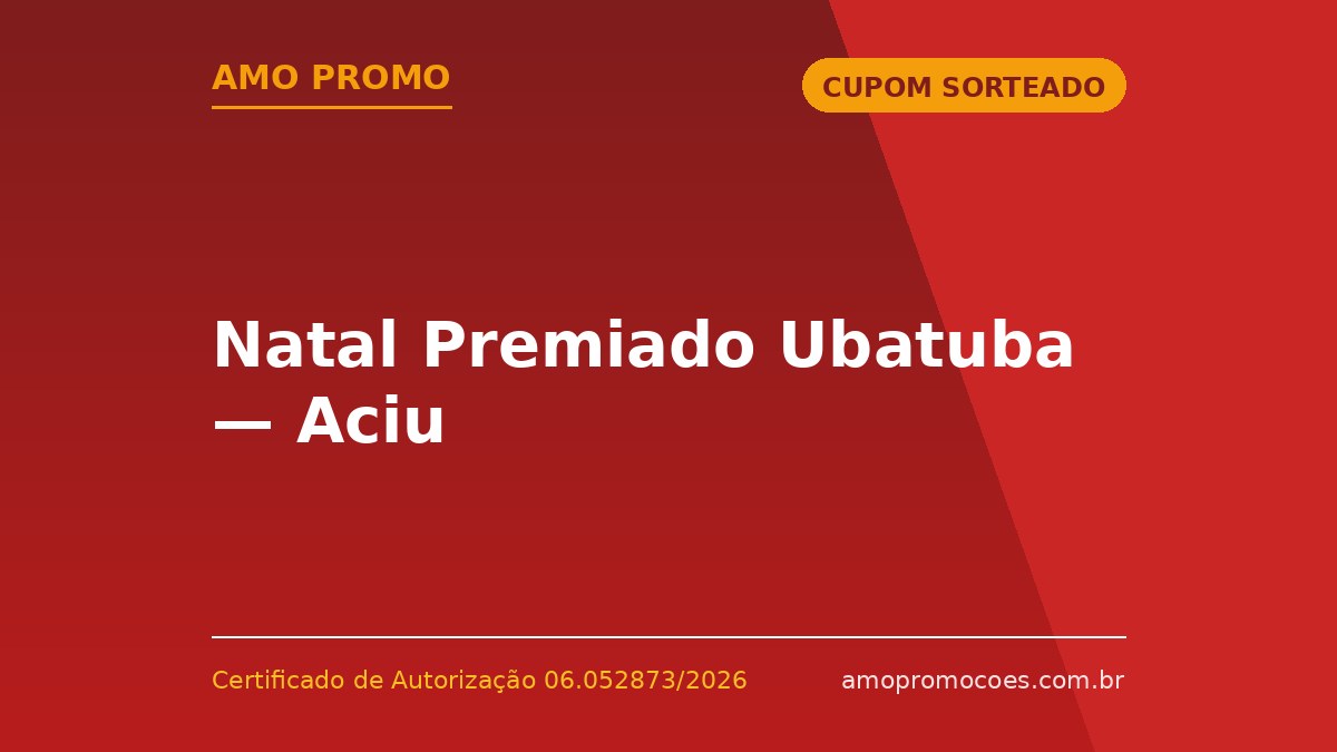 Natal Premiado Ubatuba — Aciu