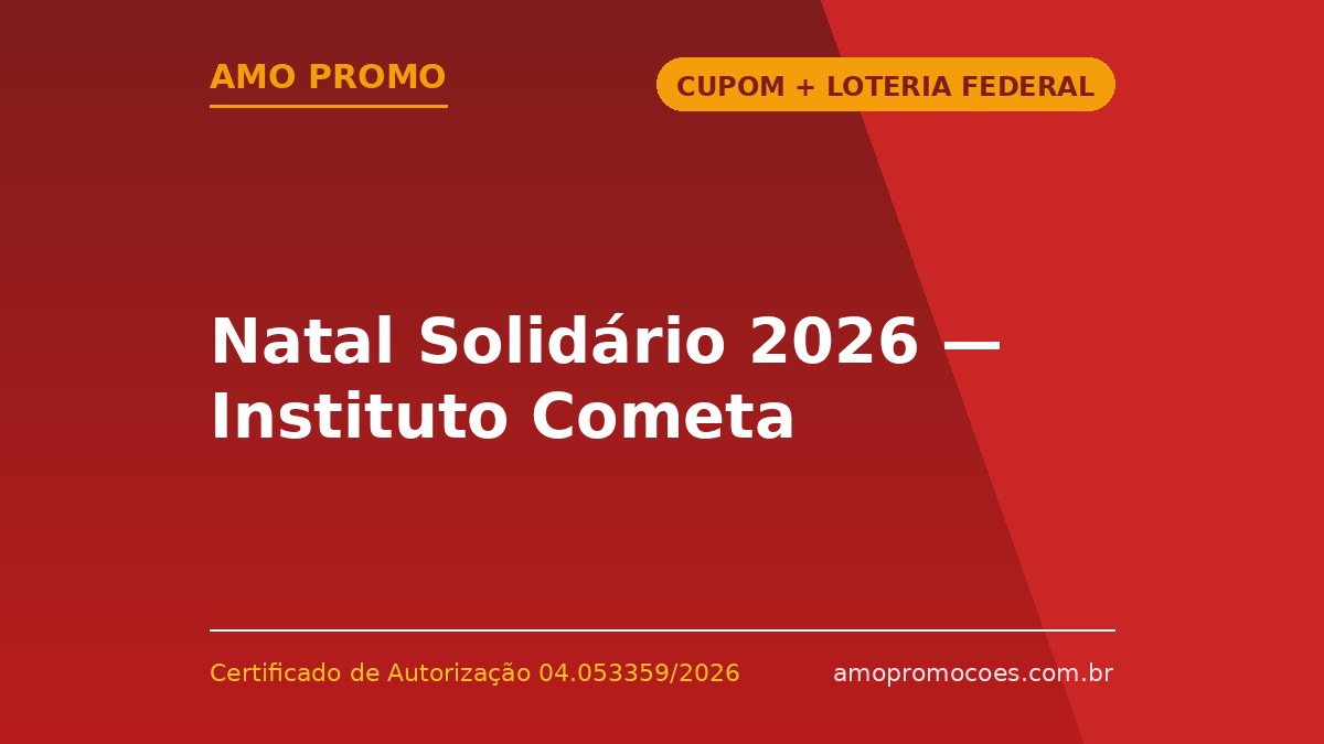Natal Solidário 2026 — Instituto Cometa