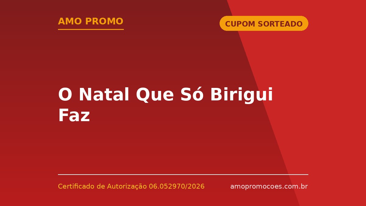 O Natal Que Só Birigui Faz