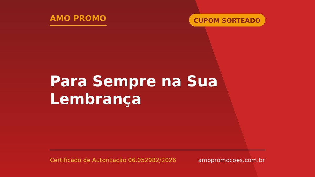Para Sempre na Sua Lembrança