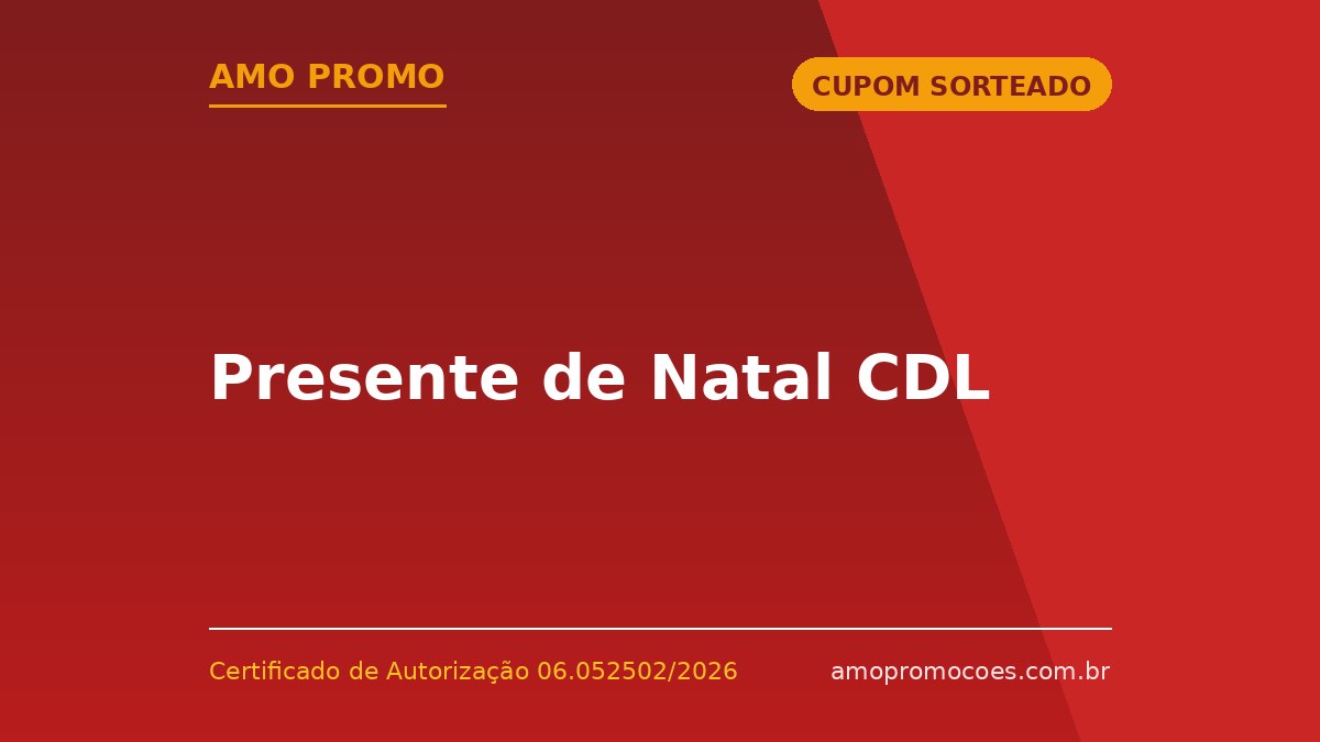 Presente de Natal CDL