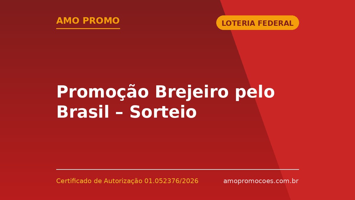 Promoção Brejeiro pelo Brasil – Sorteio