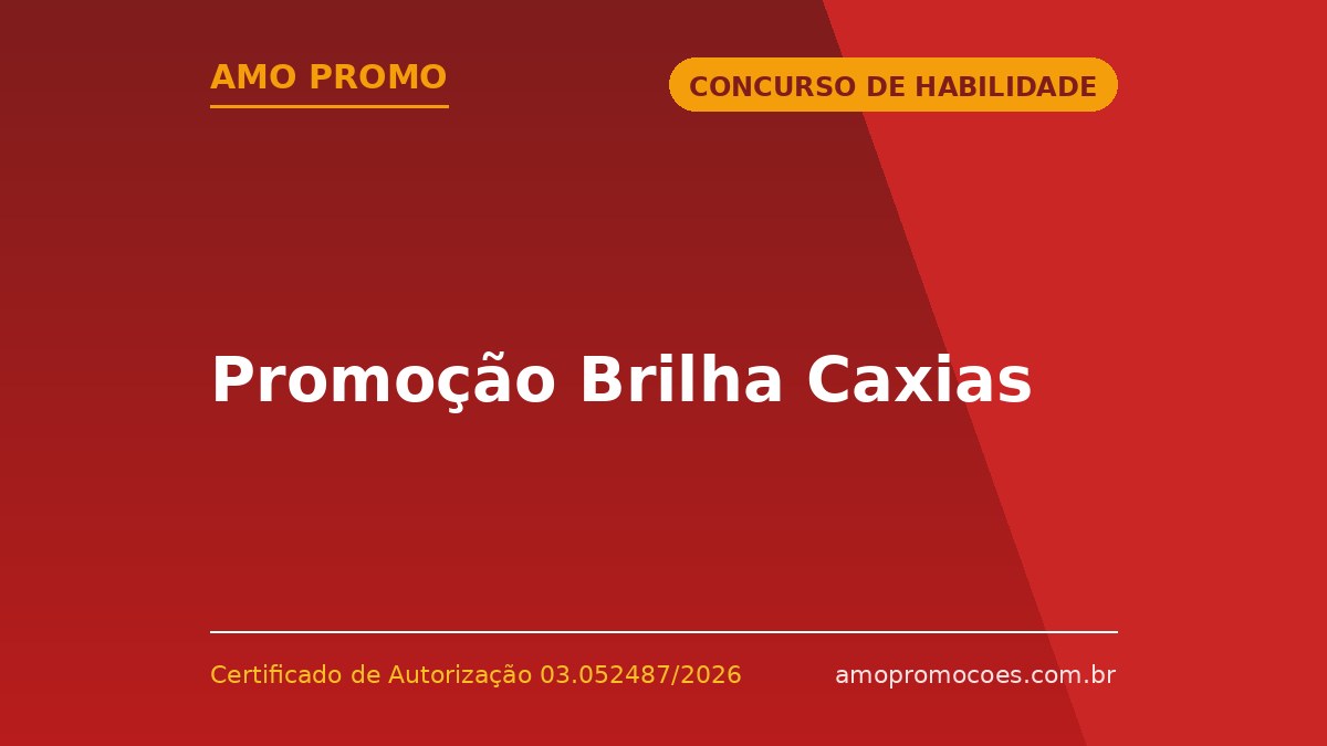 Promoção Brilha Caxias