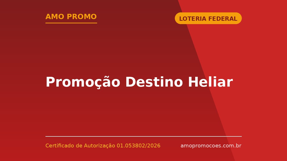 Promoção Destino Heliar