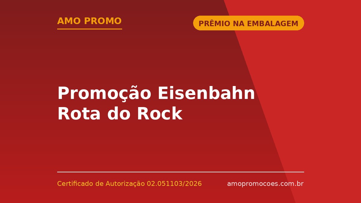 Promoção Eisenbahn Rota do Rock