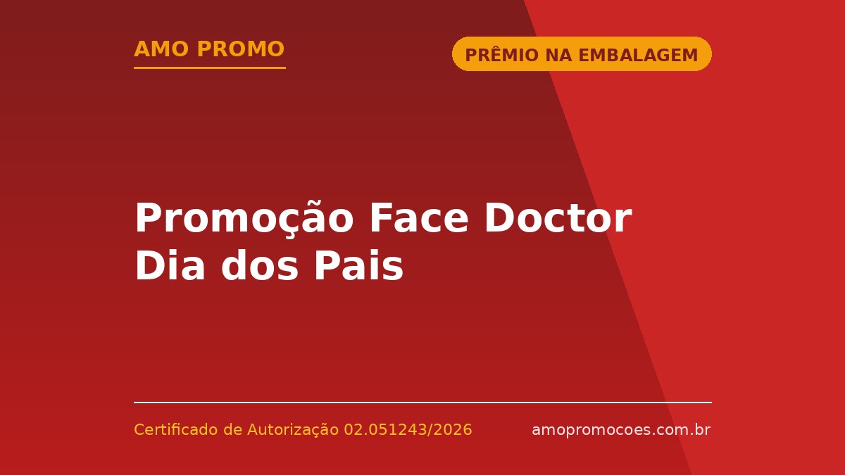 Promoção Face Doctor Dia dos Pais