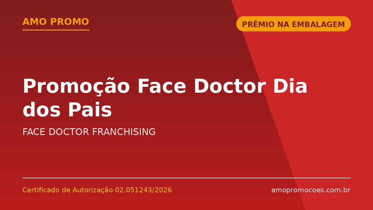 Promoção Face Doctor Dia dos Pais