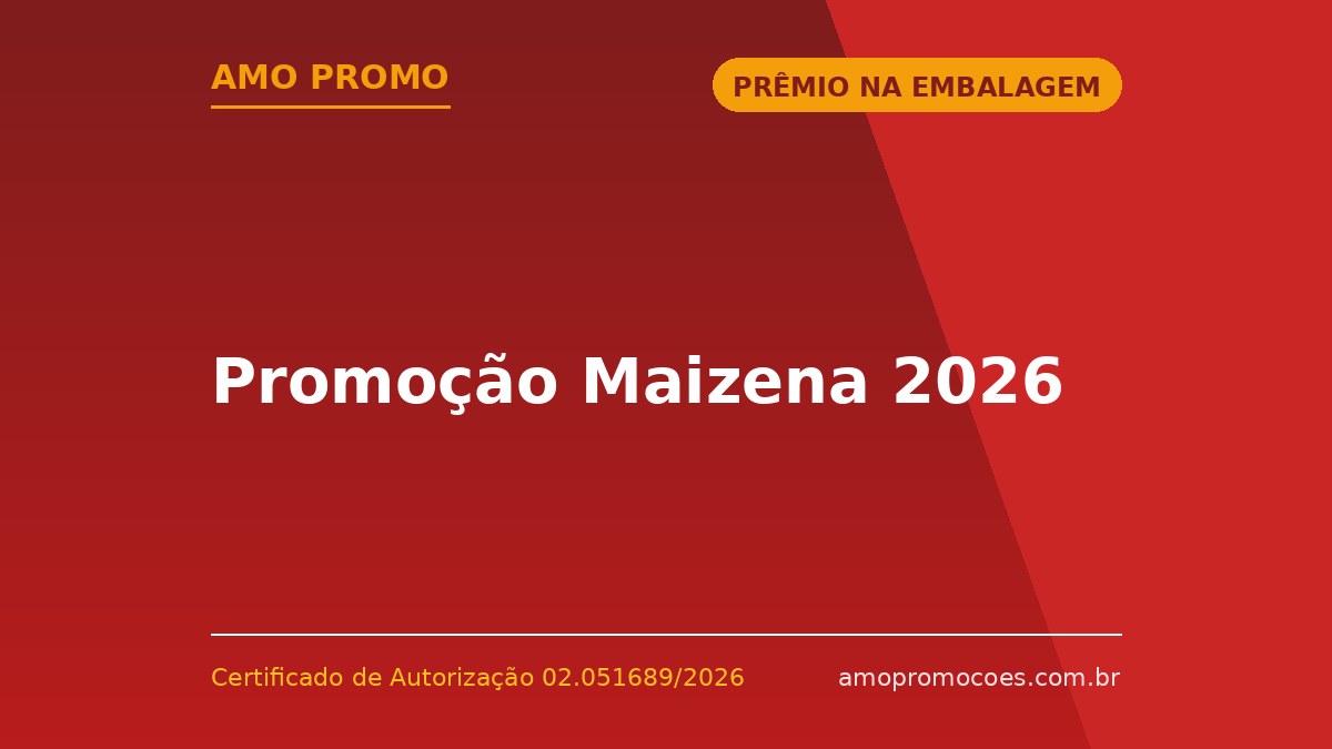 Promoção Maizena 2026