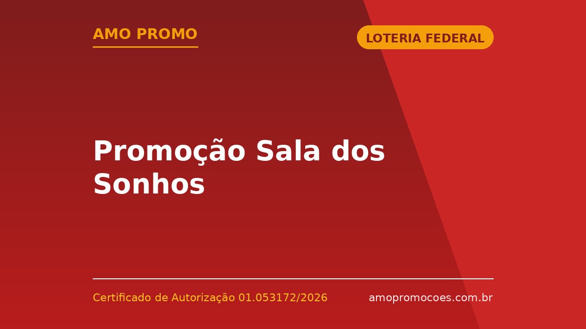 Promoção Sala dos Sonhos