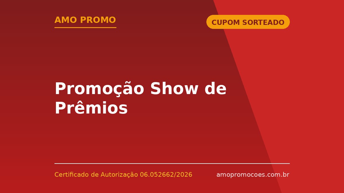 Promoção Show de Prêmios