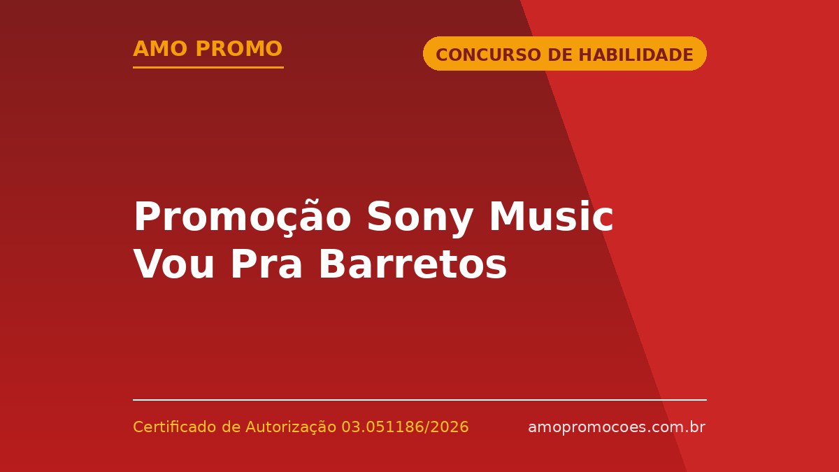 Promoção Sony Music Vou Pra Barretos